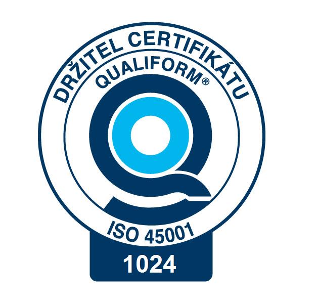 Certifikát ČSN ISO 45001